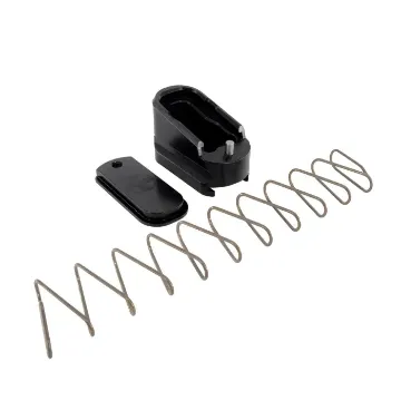 Glock® 43 +2 Magazine Extension for Glock® 43 OEM Mag - Black Glock® 43 +2 Magazine Extension for Glock® 43 OEM Mag - Black