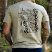 Bigfork Map Shirt Khaki Back