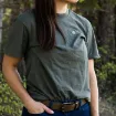 Bigfork Map Shirt Green Front