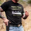 May Shirt Shield Arms Black Green Logo