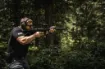 SA-9 FLR 7.5" Folding Pistol - 9mm - at range