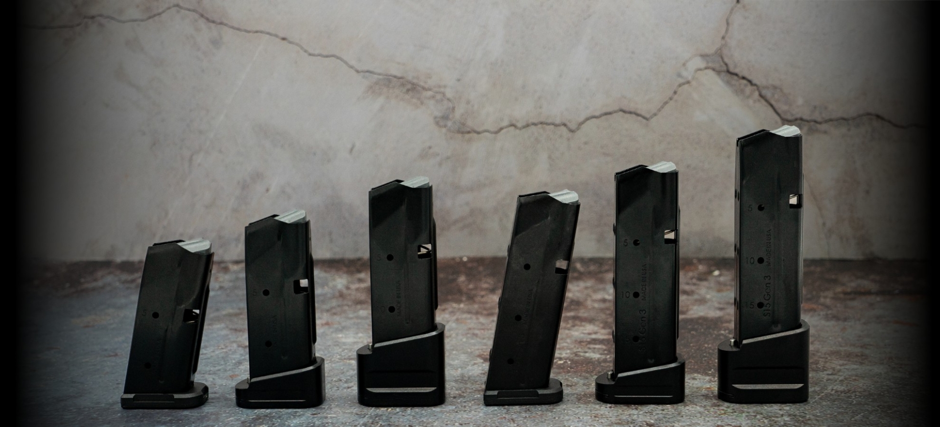 Shield Arms pistol magazines — S-Series for Glock 43X/48, Z-Series for Glock 43, DS-Series for Glock 19/17